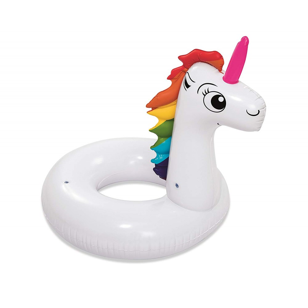 Salvagente BESTWAY 36123 a forma di unicorno per bambini 12+ anni cm.163x131 