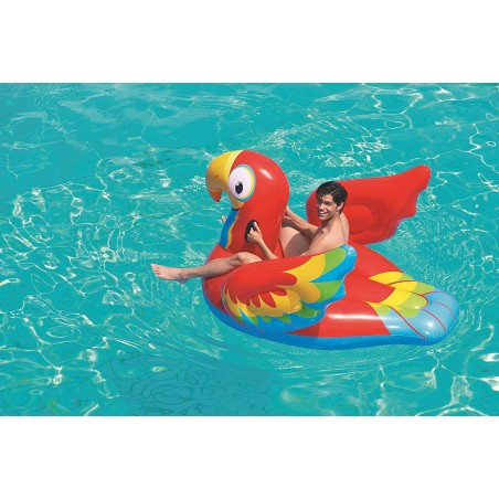 Cavalcabile  BESTWAY 41127 a forma di pappagallo gonfiabile cm.230x180   Cavalcabile  BESTWAY 41127 a forma di pappagallo gonfiabile cm.230x180