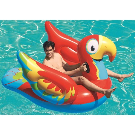 Cavalcabile  BESTWAY 41127 a forma di pappagallo gonfiabile cm.230x180   Cavalcabile  BESTWAY 41127 a forma di pappagallo gonfiabile cm.230x180