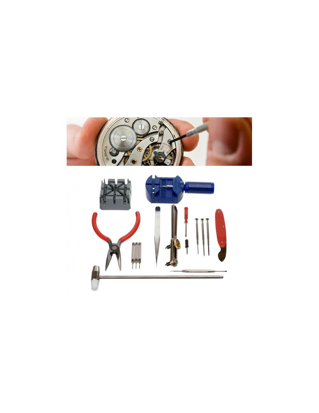 Strumenti Per L'orologeria + Pressa Per Orologi, Strumento Per La Sostituzione Della Batteria Dellorologio Strumento Per Accorciare Il Cinturino Dellorologio Strumento Per Lapertura Della Cassa D 91754591