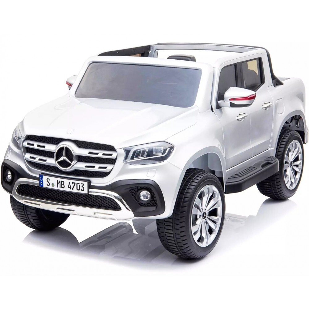 Auto Elettrica Mercedes B86119 Classe X per Bambini 2 Posti 24V Pick-up 4x4