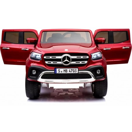 Auto Elettrica Mercedes B86119 Classe X per Bambini 2 Posti 24V Pick-up 4x4