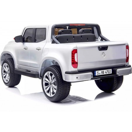 Auto Elettrica Mercedes B86119 Classe X per Bambini 2 Posti 24V Pick-up 4x4