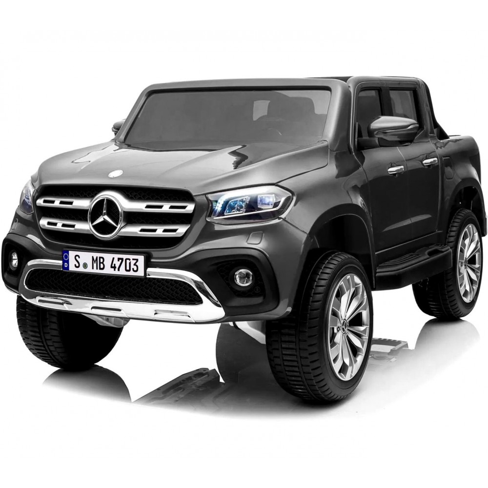 Auto Elettrica Mercedes B86119 Classe X per Bambini 2 Posti 24V Pick-up 4x4