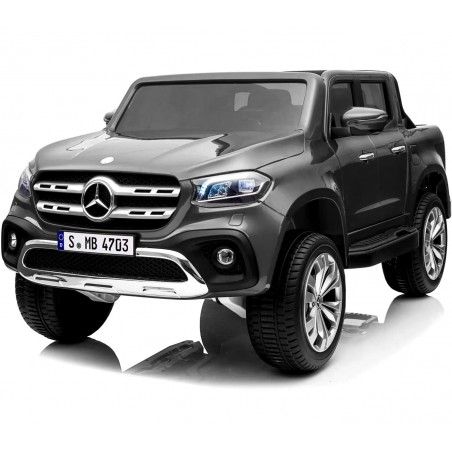 Auto Elettrica Mercedes B86119 Classe X per Bambini 2 Posti 24V Pick-up 4x4