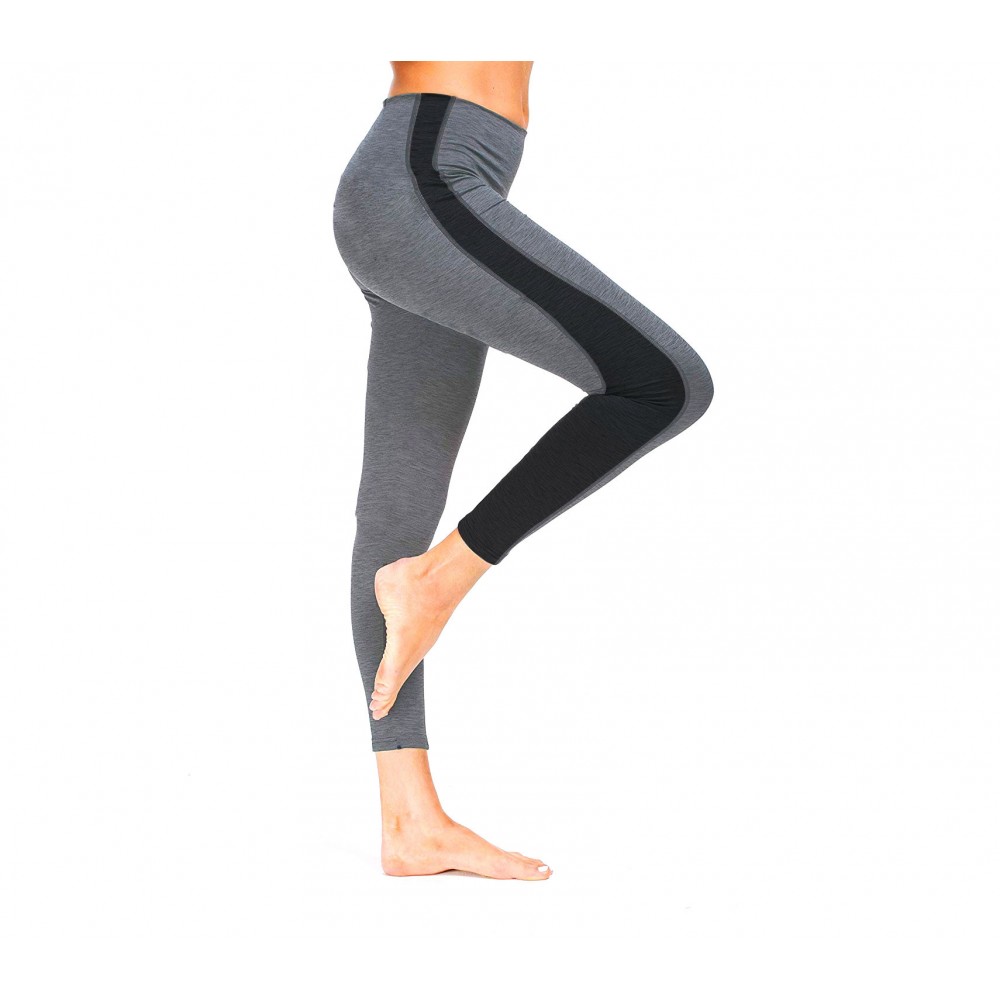 KZ-150 Leggings sportivo da donna al ginocchio tessuto tecnico