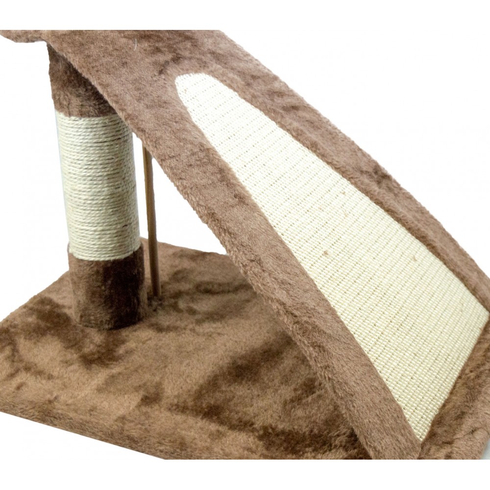 033881 Tiragraffi NOBLEZA CHAMPION con corda e pallina a 2 piani 50x35x72cm