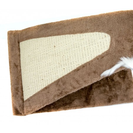 033881 Tiragraffi NOBLEZA CHAMPION con corda e pallina a 2 piani 50x35x72cm