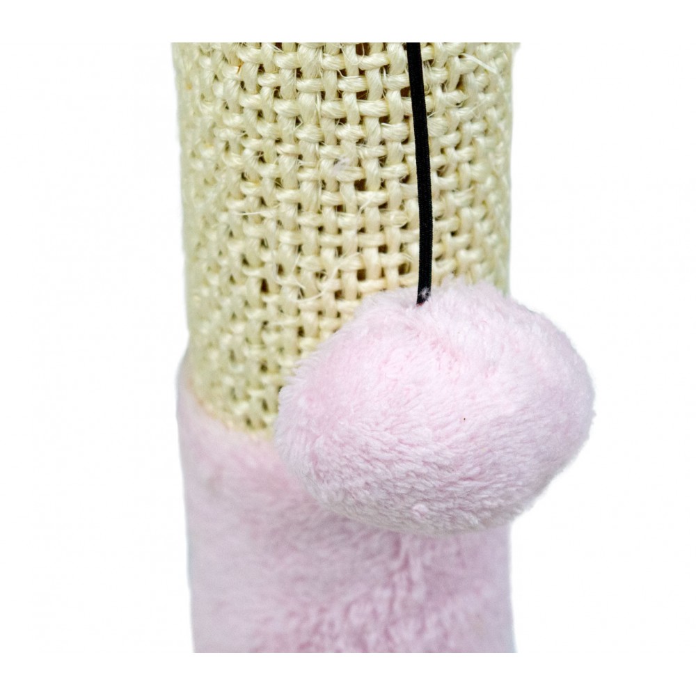 Tiragraffi Nobleza CUORE con base in legno e pallina da gioco 33x33x38cm Cuore