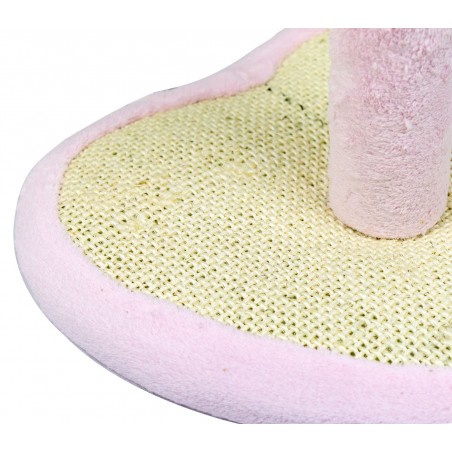 Tiragraffi Nobleza CUORE con base in legno e pallina da gioco 33x33x38cm Cuore