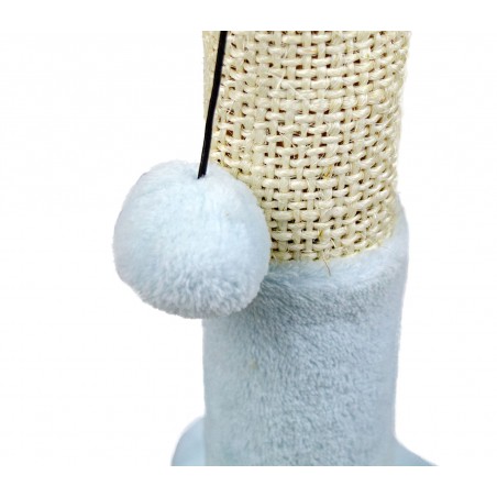 Tiragraffi Nobleza PESCE con base in legno e pallina da gioco 33x33x38cm 029723 Tiragraffi Nobleza PESCE con base in legno e pallina da gioco 33x33x38cm 029723