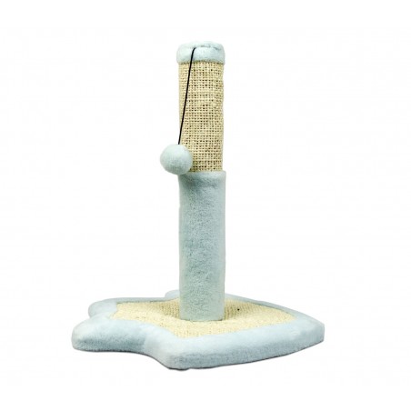 Tiragraffi Nobleza PESCE con base in legno e pallina da gioco 33x33x38cm 029723 Tiragraffi Nobleza PESCE con base in legno e pallina da gioco 33x33x38cm 029723