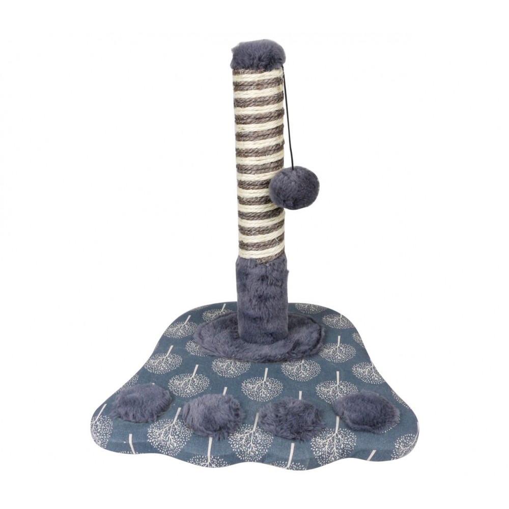 Tiragraffi Nobleza 026463 Zampetta 36x36x40cm Grigio con colonna in SISAL