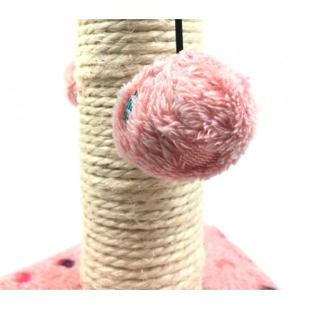 Tiragraffi Nobleza 019939 CATNIP in velluto Azzurro 22x20x28cm con colonna in SI Tiragraffi Nobleza 019939 CATNIP in velluto Azzurro 22x20x28cm con colonna in SI