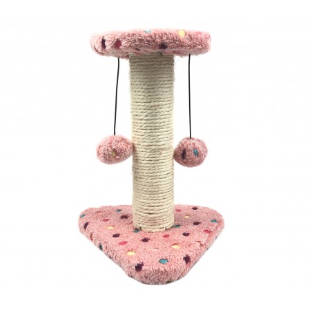 Tiragraffi Nobleza 019939 CATNIP in velluto Azzurro 22x20x28cm con colonna in SI Tiragraffi Nobleza 019939 CATNIP in velluto Azzurro 22x20x28cm con colonna in SI