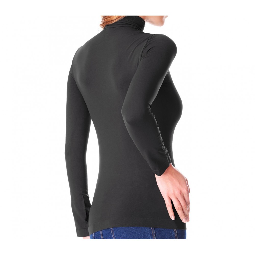 VKA22 Pack 5 maglie a collo alto termiche con interno felpato ass. UMA