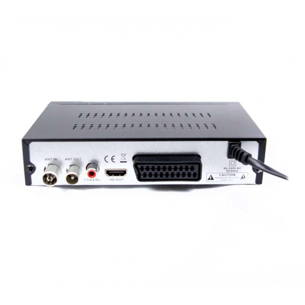 Decoder DVB T2 FULL HD HD 8943 con sistema PVR uscita scart e HDMI