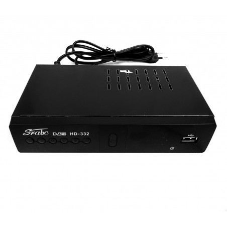 Decoder DVT 2 FULL HD HD 332 con sistema PVR uscita scart e HDMI