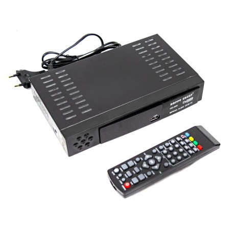 Decoder DVB T2 FULL HD HD666 con sistema PVR uscita scart e HDMI MPEG4