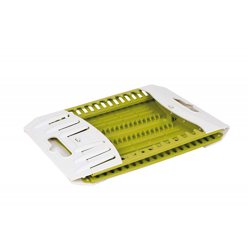 871124 ScolaPiatti Salvaspazio pieghevole ad alta capacità con portaposate