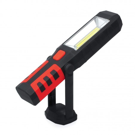 3w+1 Lampada ad alta luminosità di emergenza con gancio e magneti ricaricabile 