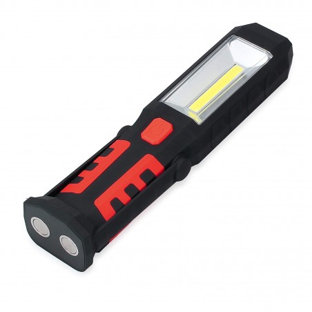 3w+1 Lampada ad alta luminosità di emergenza con gancio e magneti ricaricabile 