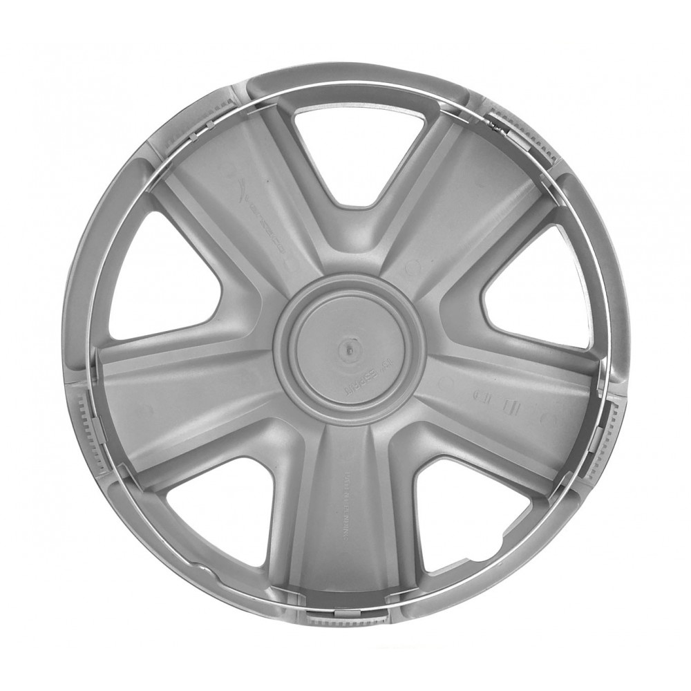 102574 Set di 4 copricerchioni in plastica ABS resistenti universali misura 13"