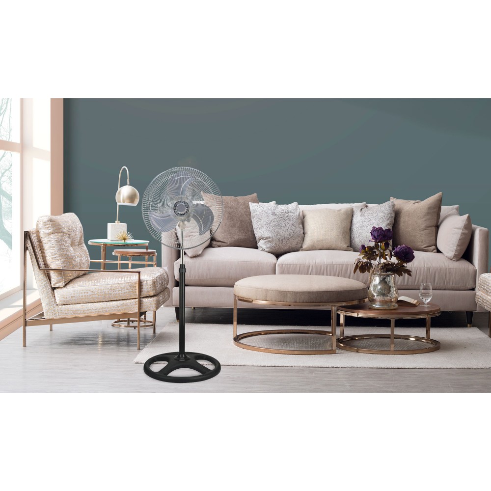 Ventilatore SDS VIP-45 a colonna con pala da 45 cm altezza regolabile 3 velocità