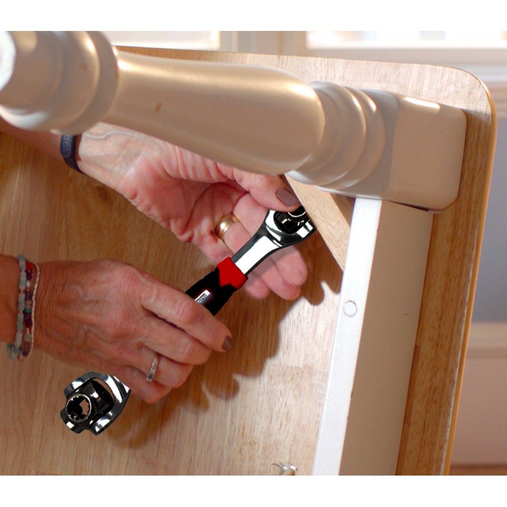 601248 Chiave universale multifunzione 48 in 1 con due teste snodabili a 360