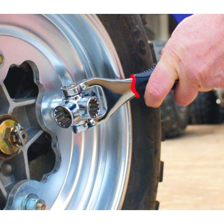 601248 Chiave universale multifunzione 48 in 1 con due teste snodabili a 360