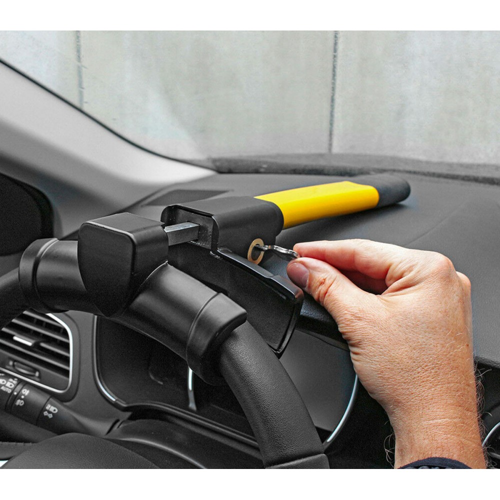 Xone IRON LOCK Sistema antifurto blocca sterzo meccanico regolabile e universale