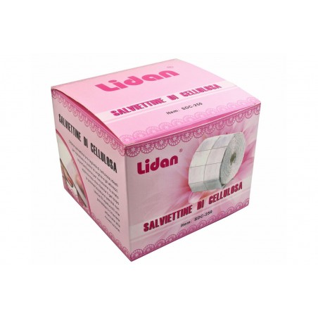 SDC250 Rotolo di Salviettine di cellulosa pre tagliate anti fili e pelucchi