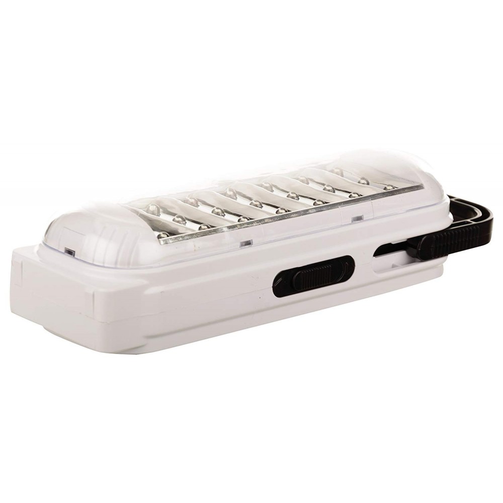 Lampada LED 713 ricaricabile con cordicella gancio e 2 modalità di luce 1.7W