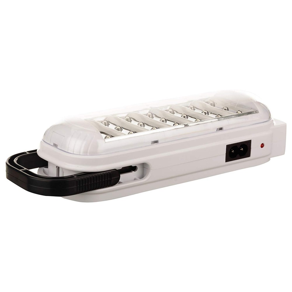 Lampada LED 713 ricaricabile con cordicella gancio e 2 modalità di luce 1.7W