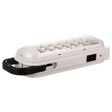 Lampada LED 713 ricaricabile con cordicella gancio e 2 modalità di luce 1.7W Lampada LED 713 ricaricabile con cordicella gancio e 2 modalità di luce 1.7W