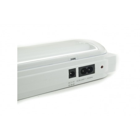 Lampada LED 717b ricaricabile con telecomando gancio e 2 modalità di luce 12W