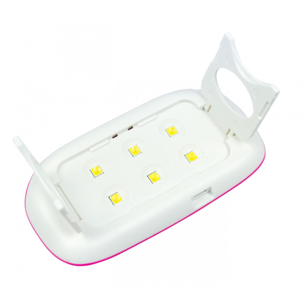 870670 Lampada uv 6w asciuga smalto ricostruzione unghie nail art portatile 