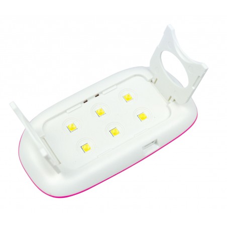 870670 Lampada uv 6w asciuga smalto ricostruzione unghie nail art portatile 