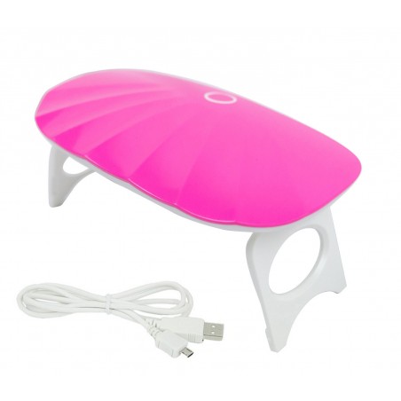 870670 Lampada uv 6w asciuga smalto ricostruzione unghie nail art portatile 