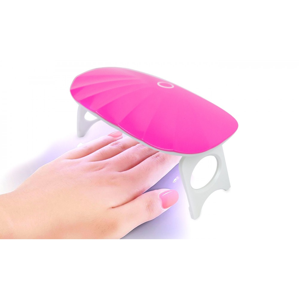 870670 Lampada uv 6w asciuga smalto ricostruzione unghie nail art portatile 