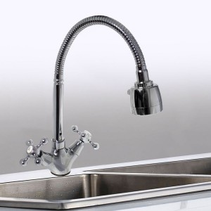 870068 Rubinetto MARTE con braccio flessibile e miscelatore due vie 2 modalità 2