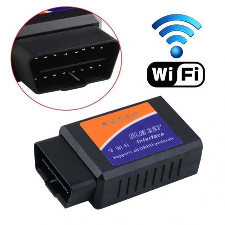 Kit Diagnostica WiFi ELM327 protocollo OBD2 universale auto PC iOS Android 
