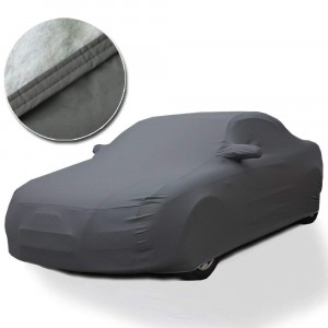 Copriauto felpato CA011 Xone con zip realizzato in materiale impermeabile 2