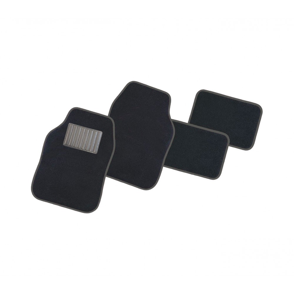 TA051 Set 4 tappetini XONE SPEED in moquette con fondo antiscivolo in 4 colori