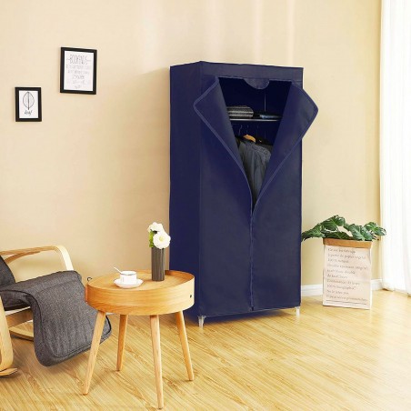 VestiAmo Casa 147846 Armadio con appendiabiti in TNT 75x46x160cm e ripiano