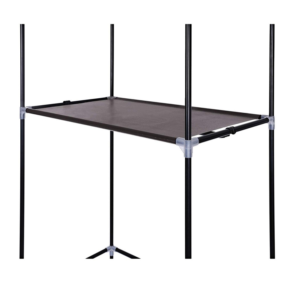 VestiAmo Casa 147846 Armadio con appendiabiti in TNT 75x46x160cm e ripiano