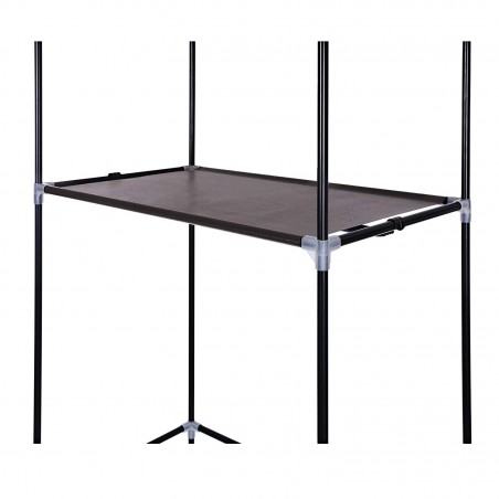 VestiAmo Casa 147846 Armadio con appendiabiti in TNT 75x46x160cm e ripiano