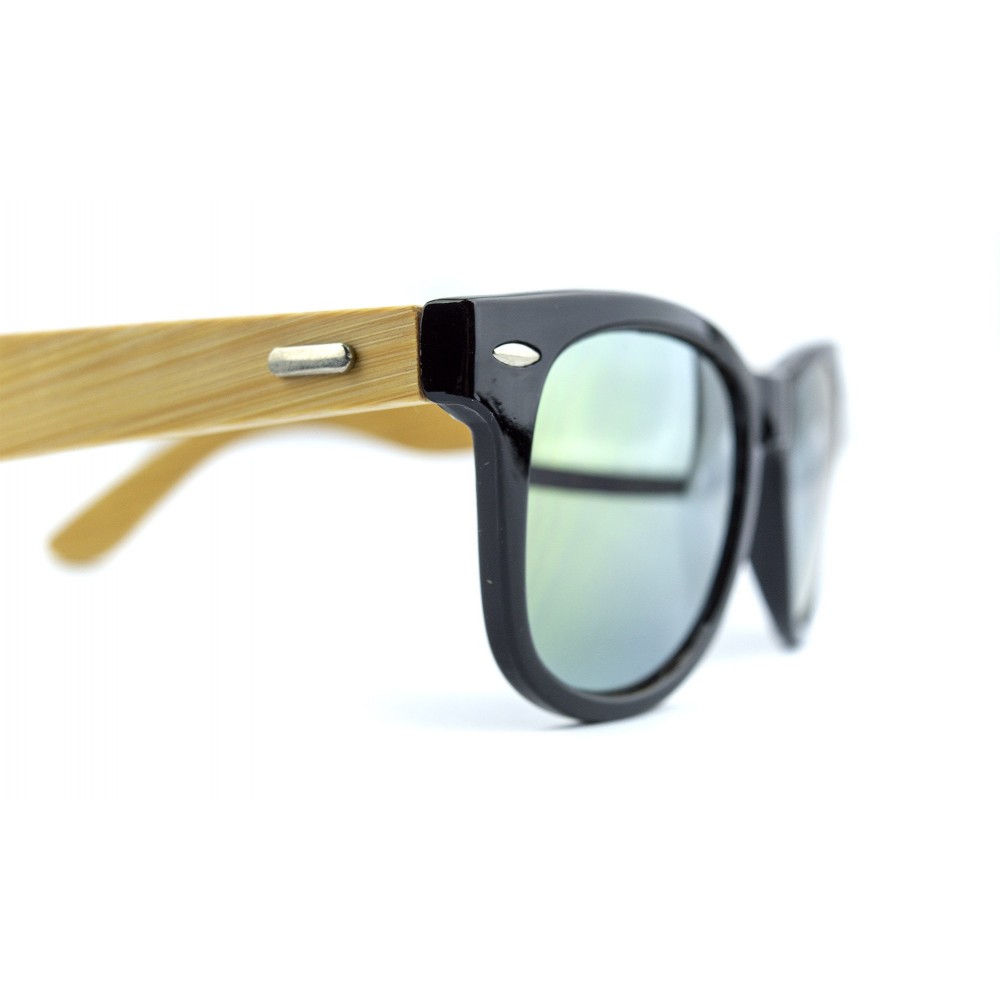 3x Occhiali sole MWS AHEAD Bamboo legno unisex Sunglasses lente scura