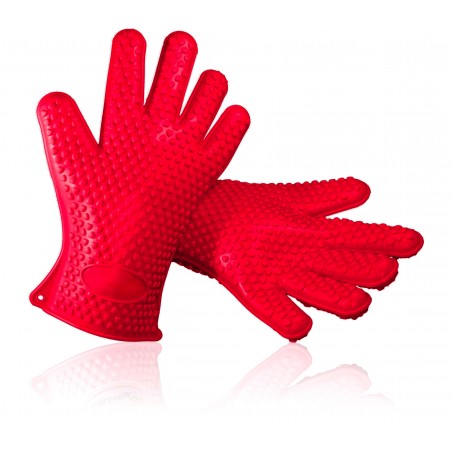 117480 Hot Hands Guanti da forno flessibili in silicone termico con antiscivolo