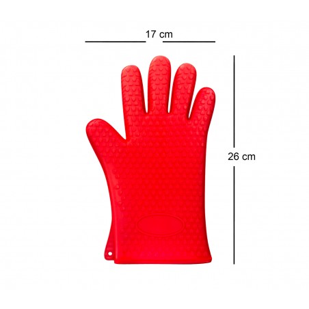 117480 Hot Hands Guanti da forno flessibili in silicone termico con antiscivolo